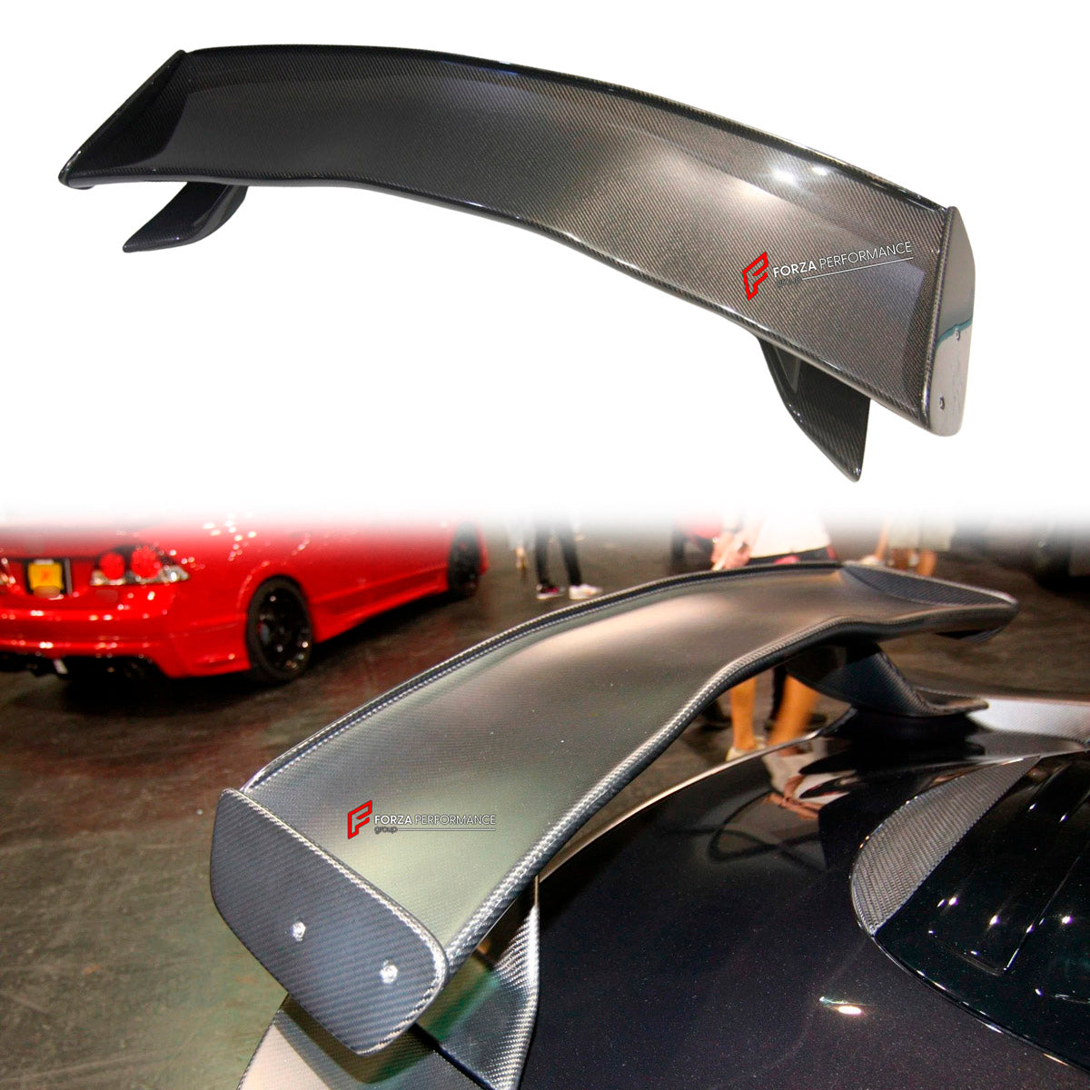 CARBON REAR SPOILER WING for LOTUS EVORA S GT4 2010 - 2015