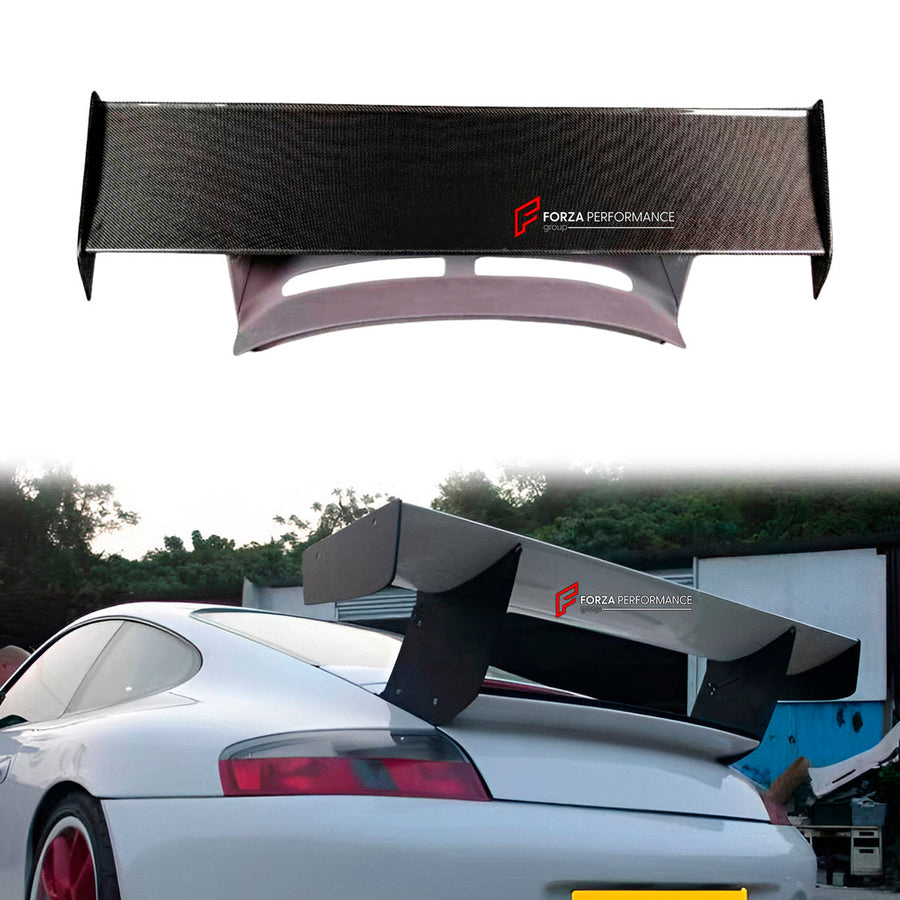 Buy Now CARBON REAR SPOILER WING for PORSCHE 911 996 GT3 1997 - 2006 and upgrade car parts from SIR Tuning at the Best Price. Headlights, Tail lights, Bodykits, Navigations, body kit and more - Fast & Free Shipping within Europe, US & Worldwide.