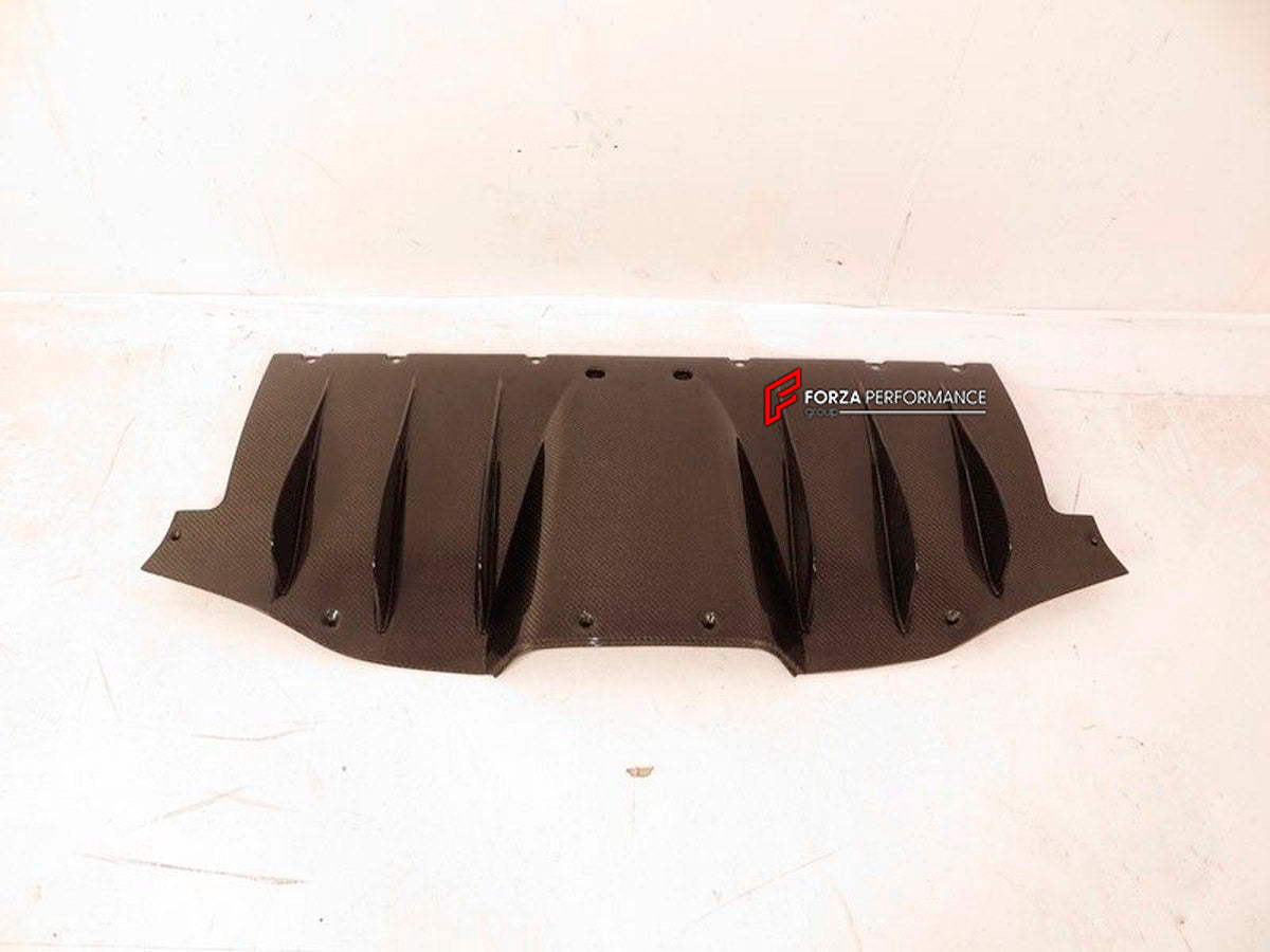 CARBON REAR UNDER DIFFUSER WITH FINS for FERRARI 458 ITALIA SPIDER