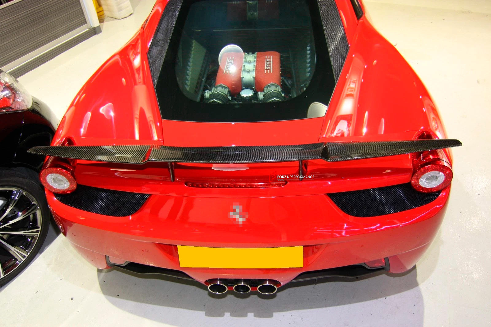 CARBON REAR WING SPOILER for FERRARI 458 ITALIA 2009 - 2015