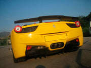 CARBON REAR WING SPOILER for FERRARI 458 ITALIA 2009 - 2015