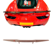 CARBON REAR WING SPOILER for FERRARI 458 ITALIA 2009 - 2015
