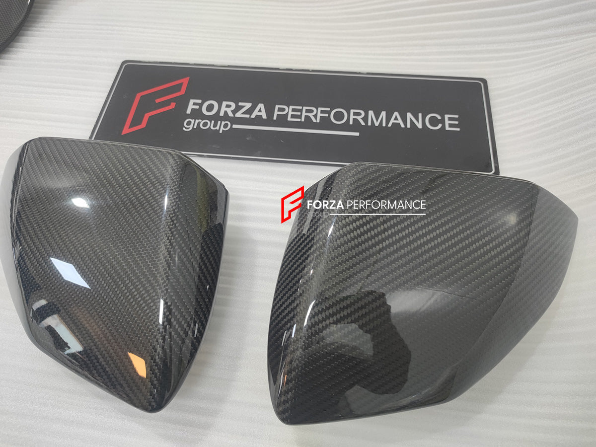 CARBON REPLACEMENT SIDE MIRROR COVERS for LAMBORGHINI REVUELTO 2023+