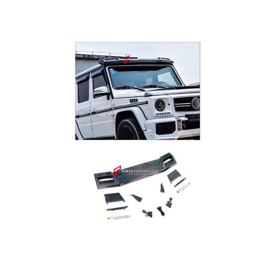 Buy Now CARBON ROOF LIGHT BAR for MERCEDES-BENZ G-CLASS W463 4X4 2008 - 2018 and upgrade car parts from SIR Tuning at the Best Price. Headlights, Tail lights, Bodykits, Navigations, Body Kit and more - Fast & Free Shipping within Europe, US & Worldwide.