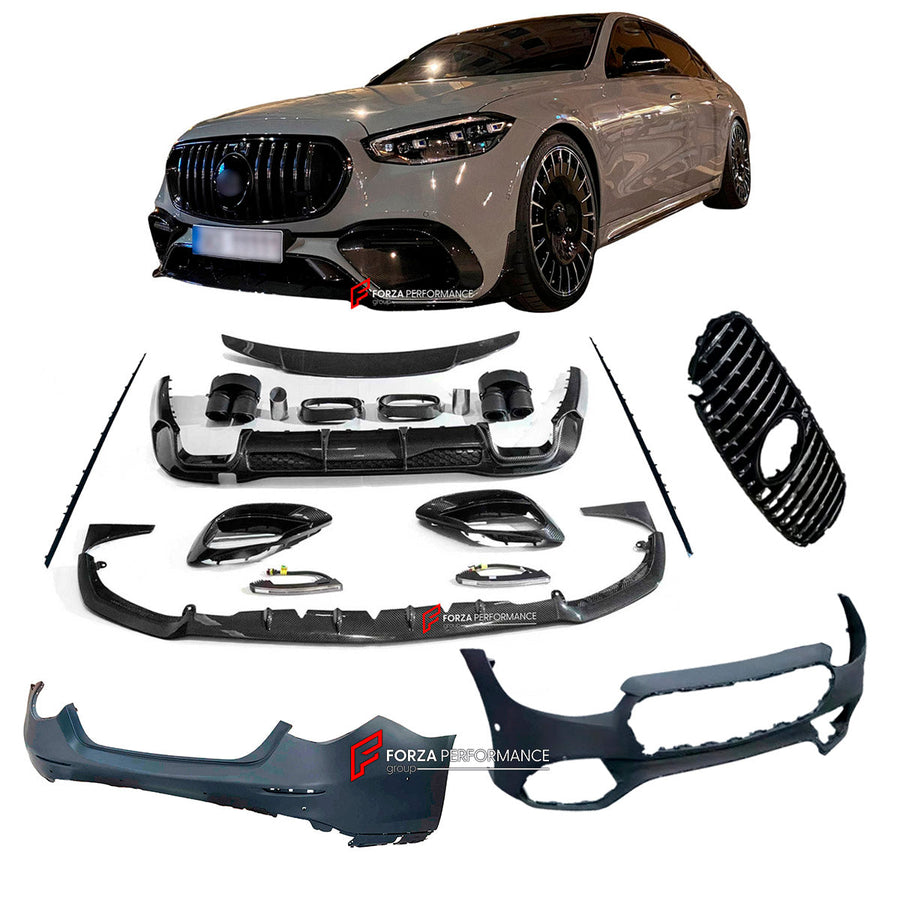 Buy Now CARBON CONVERSION BODY KIT for MERCEDES BENZ S CLASS W223 S450 S400 S500 S580 2021 - 2026 UPGRADE to S63 W223 2023 - 2026 and upgrade car parts from SIR Tuning at the Best Price. Headlights, Tail lights, Bodykits, Navigations, body kit and more - Fast & Free Shipping within Europe, US & Worldwide.