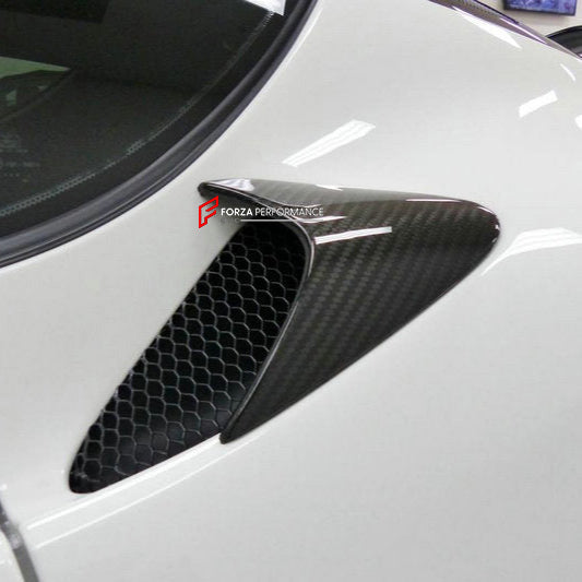 CARBON SIDE AIR VENT COVERS for LOTUS EVORA S 400 2009 - 2021