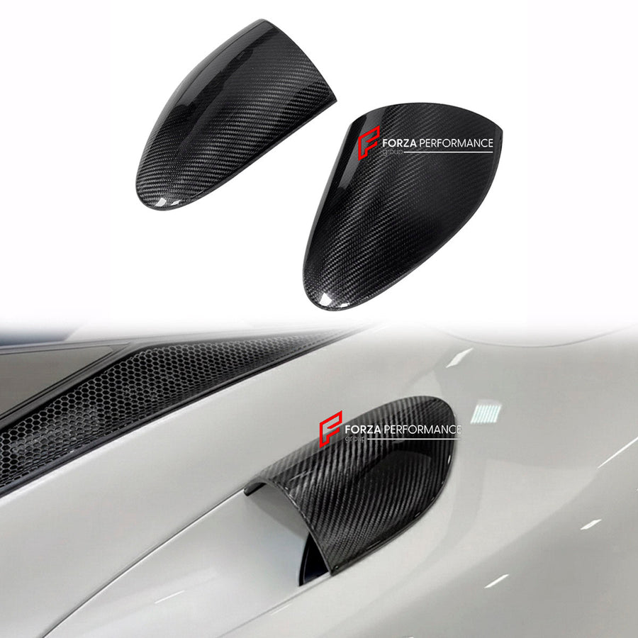 Buy Now CARBON SIDE AIR VENTS for MCLAREN GT 2019 - 2023 and upgrade car parts from SIR Tuning at the Best Price. Headlights, Tail lights, Bodykits, Navigations, body kit and more - Fast & Free Shipping within Europe, US & Worldwide.