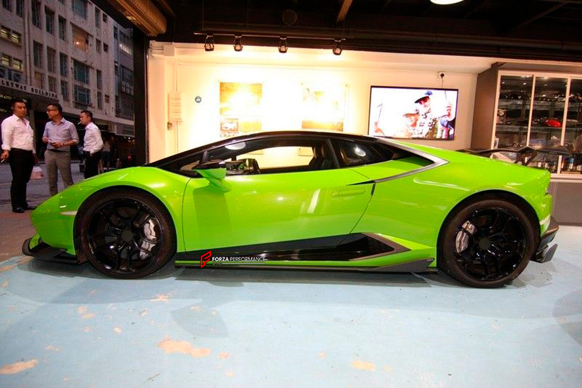 CARBON SIDE SKIRT for LAMBORGHINI HURACAN LP580 LP610