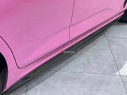 CARBON FIBER SIDE SKIRTS for CADILLAC CT4 2020+