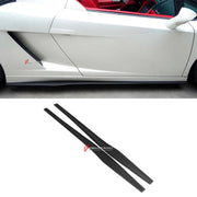 CARBON SIDE SKIRTS for LAMBORGHINI GALLARDO LP560 2003 - 2014 upgrade to LP570