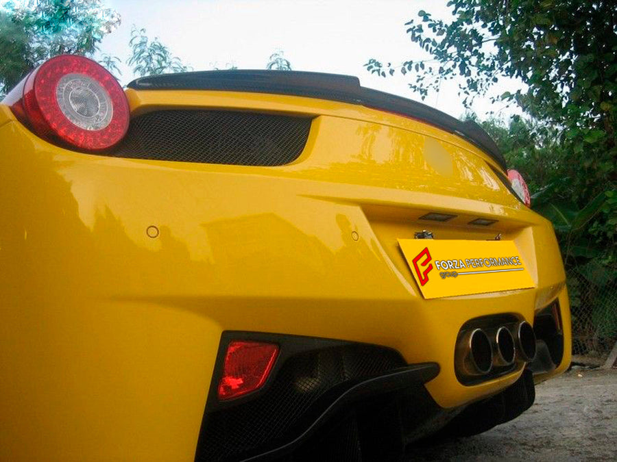 Buy Now CARBON DUCKTAIL SPOILER for FERRARI 458 ITALIA TM003A and upgrade car parts from SIR Tuning at the Best Price. Headlights, Tail lights, Bodykits, Navigations, Body Kit and more - Fast & Free Shipping within Europe, US & Worldwide.