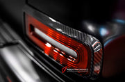 CARBON TAILLIGHTS FRAME COVERS for MERCEDES BENZ AMG G63 W465 G350 G500 G550 AMG G63 2024+