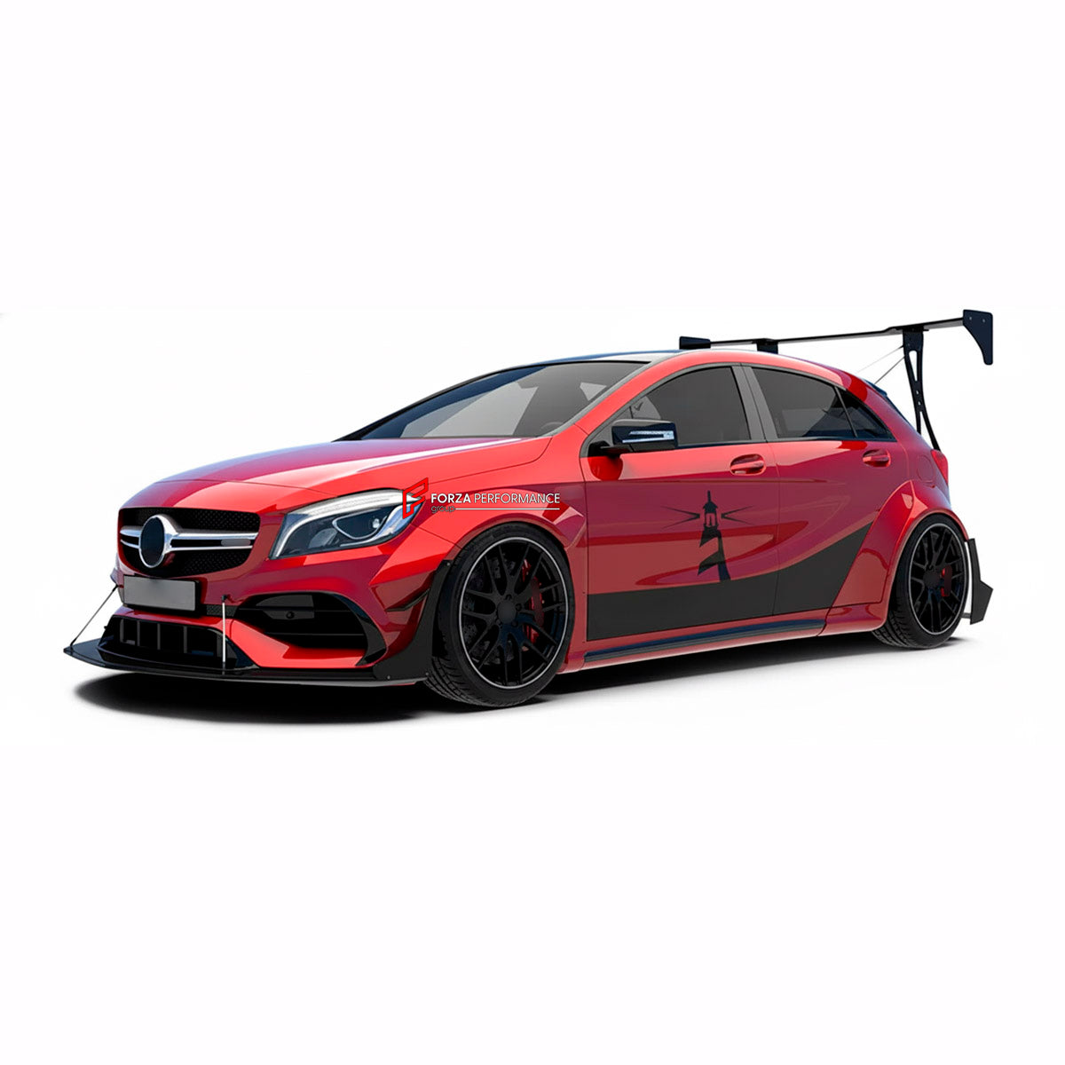CARBON WIDE BODY KIT for MERCEDES BENZ A45 AMG W177 2019 - 2022