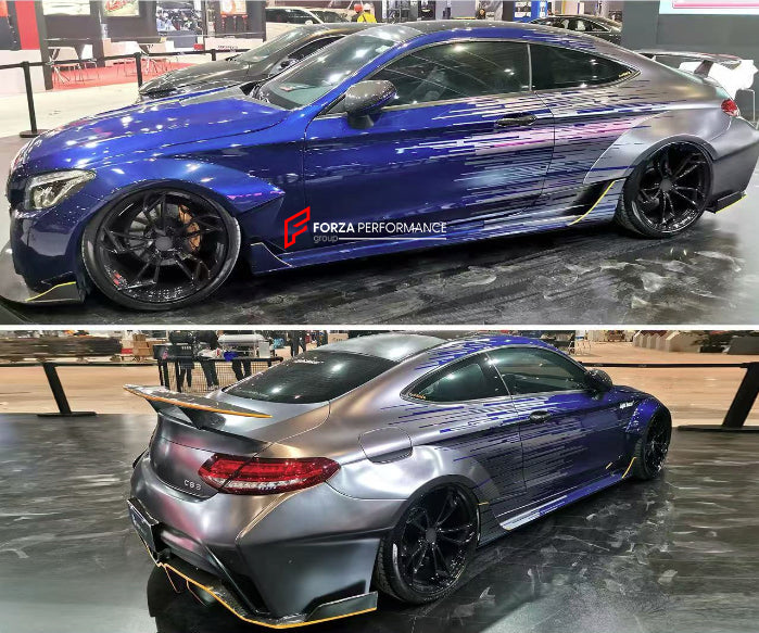 Buy Now CARBON WIDE BODY KIT for MERCEDES BENZ C63 C205 W205 2016 - 2019 and upgrade car parts from SIR Tuning at the Best Price. Headlights, Tail lights, Bodykits, Navigations, body kit and more - Fast & Free Shipping within Europe, US & Worldwide.