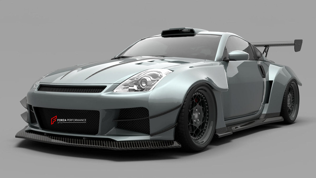 CARBON WIDE BODY KIT for NISSAN 350Z 2002 - 2009