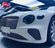 CHROME FRONT BUMPER LOWER MESH GRILLE FOR BENTLEY CONTINENTAL GT GTC 2019-2022