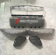CHROME FRONT BUMPER LOWER MESH GRILLE FOR BENTLEY CONTINENTAL GT GTC 2019-2022