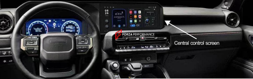 CENTRAL CONTROL DISPLAY SCREEN AND HEADREST MONITOR DISPLAYS FOR TOYOTA LAND CRUISER PRADO 250 LC PRADO 250 2025+
