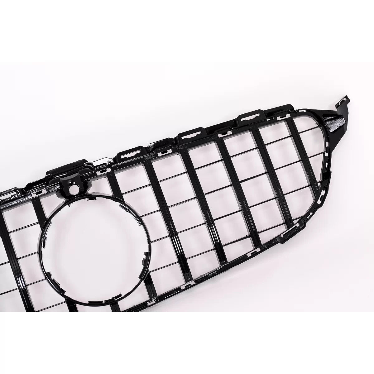 Central Grille suitable for Mercedes C-Class W205 S205 C205 (2014-2018) GT-R Panamericana Design Black With 360 Camera – prod