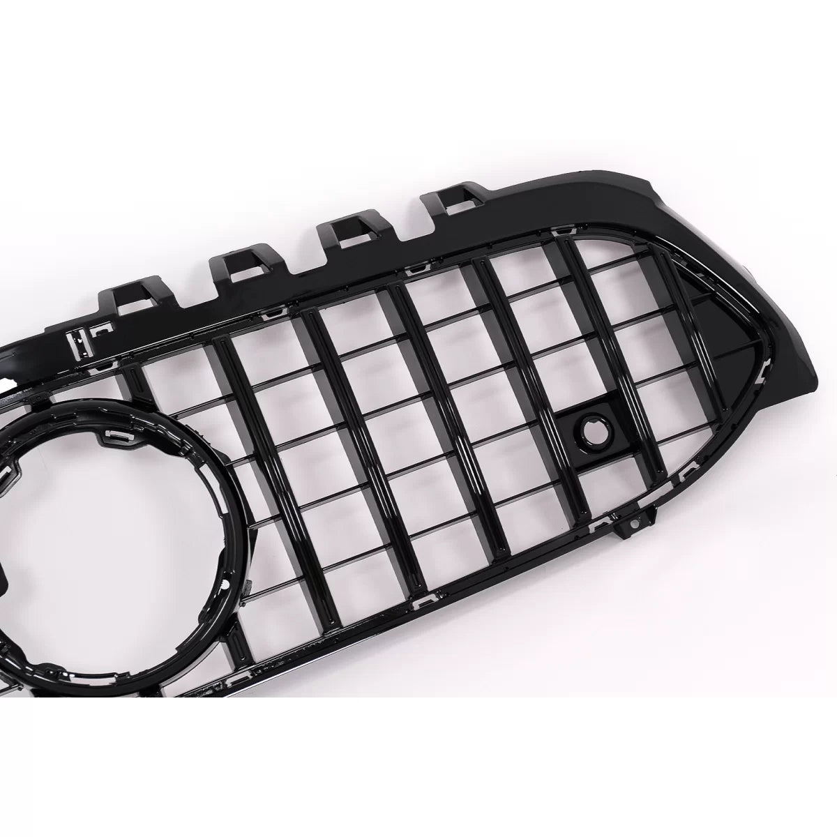 Central Grille suitable for Mercedes A-Class W177 Hatchback V177 Sedan (04.2018-2022) GT-R Panamericana Design Black – produc