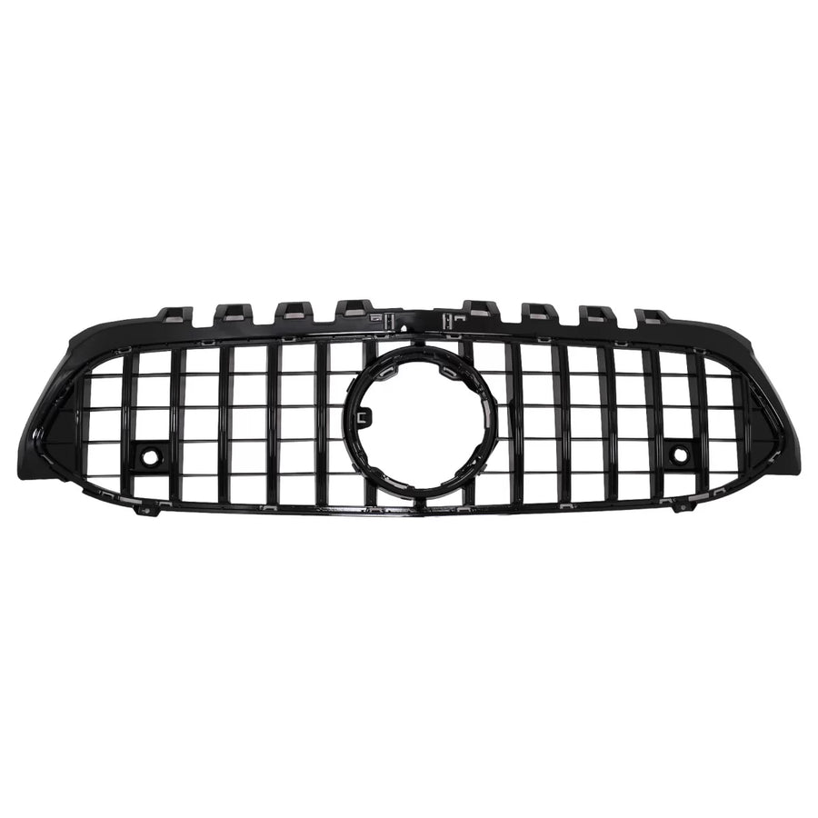 Central Grille suitable for Mercedes A-Class W177 Hatchback V177 Sedan (04.2018-2022) GT-R Panamericana Design Black – produc