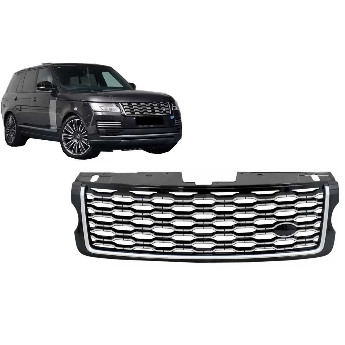 Central Grille suitable for Range Rover Vogue L405 (2013-2017) Autobiography Design conversion to 2018 Look – product image 1