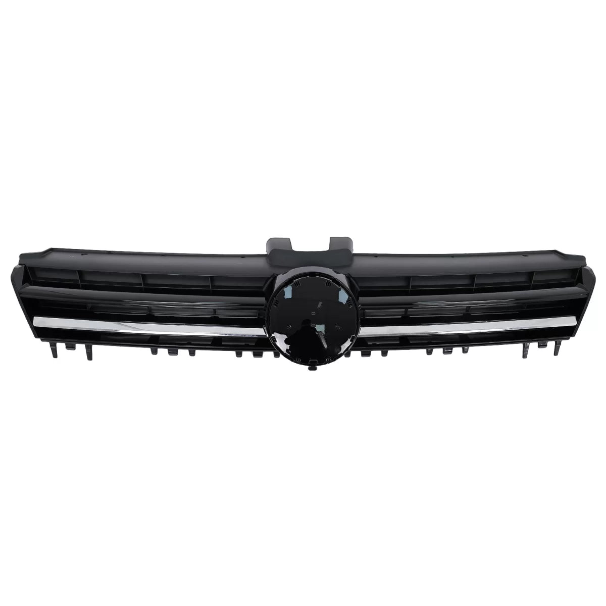 Central Grille suitable for VW Golf 7 VII (2012-2017) R-Line Design Chrome Insertions – product image 1
