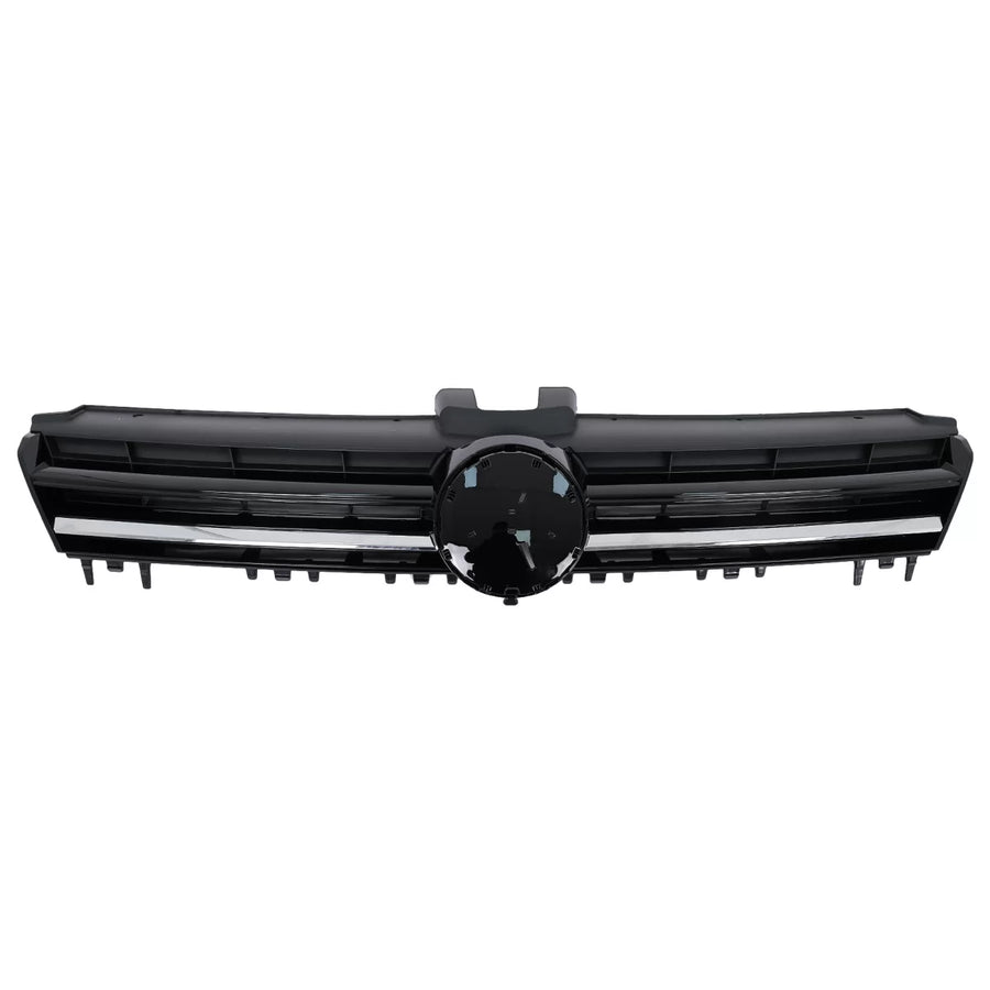 Central Grille suitable for VW Golf 7 VII (2012-2017) R-Line Design Chrome Insertions – product image 1