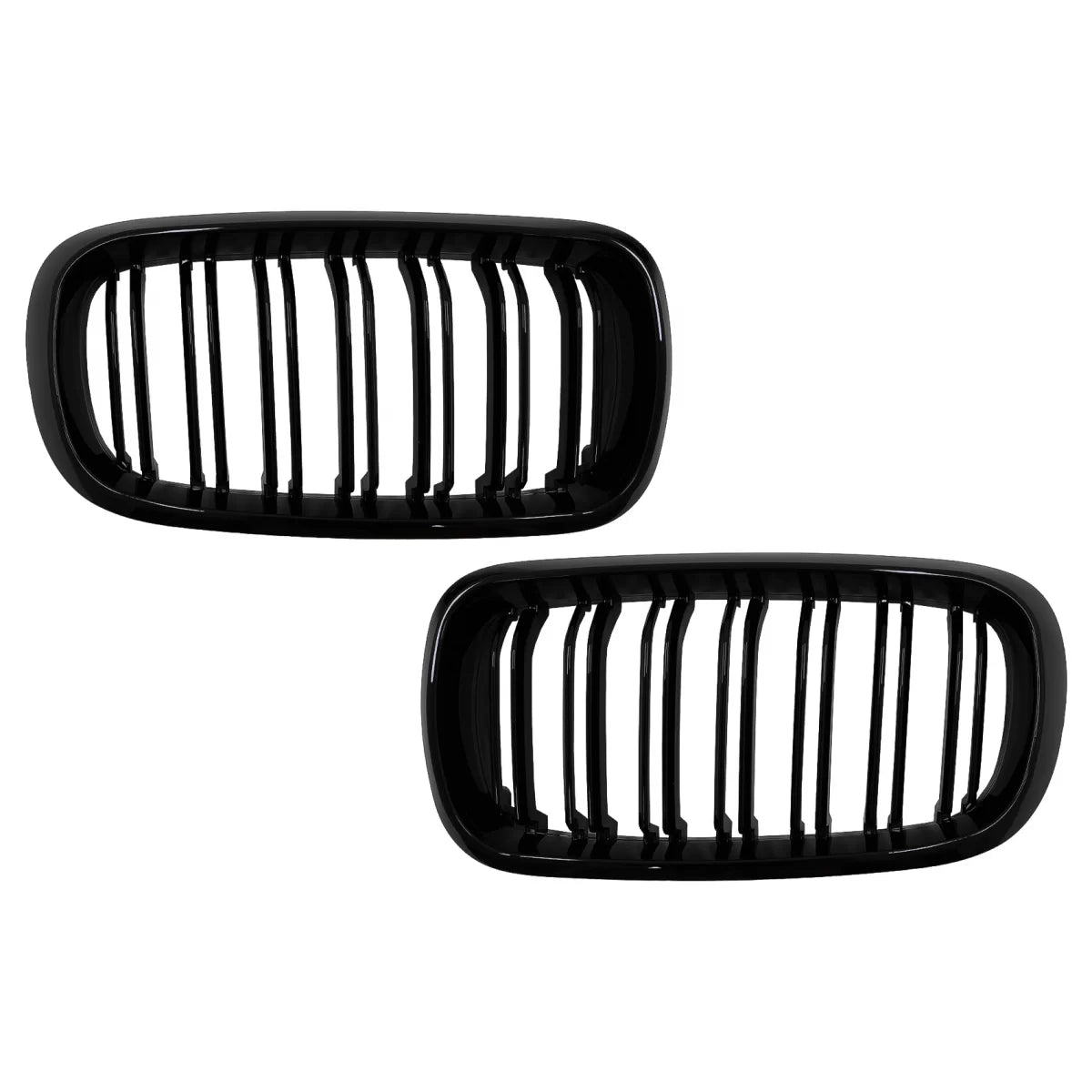 Central Grilles Kidney suitable for BMW X5 F15 X6 F16 (2014-2018) X5M X6M Double Stripe Design M-Package Sport – product imag