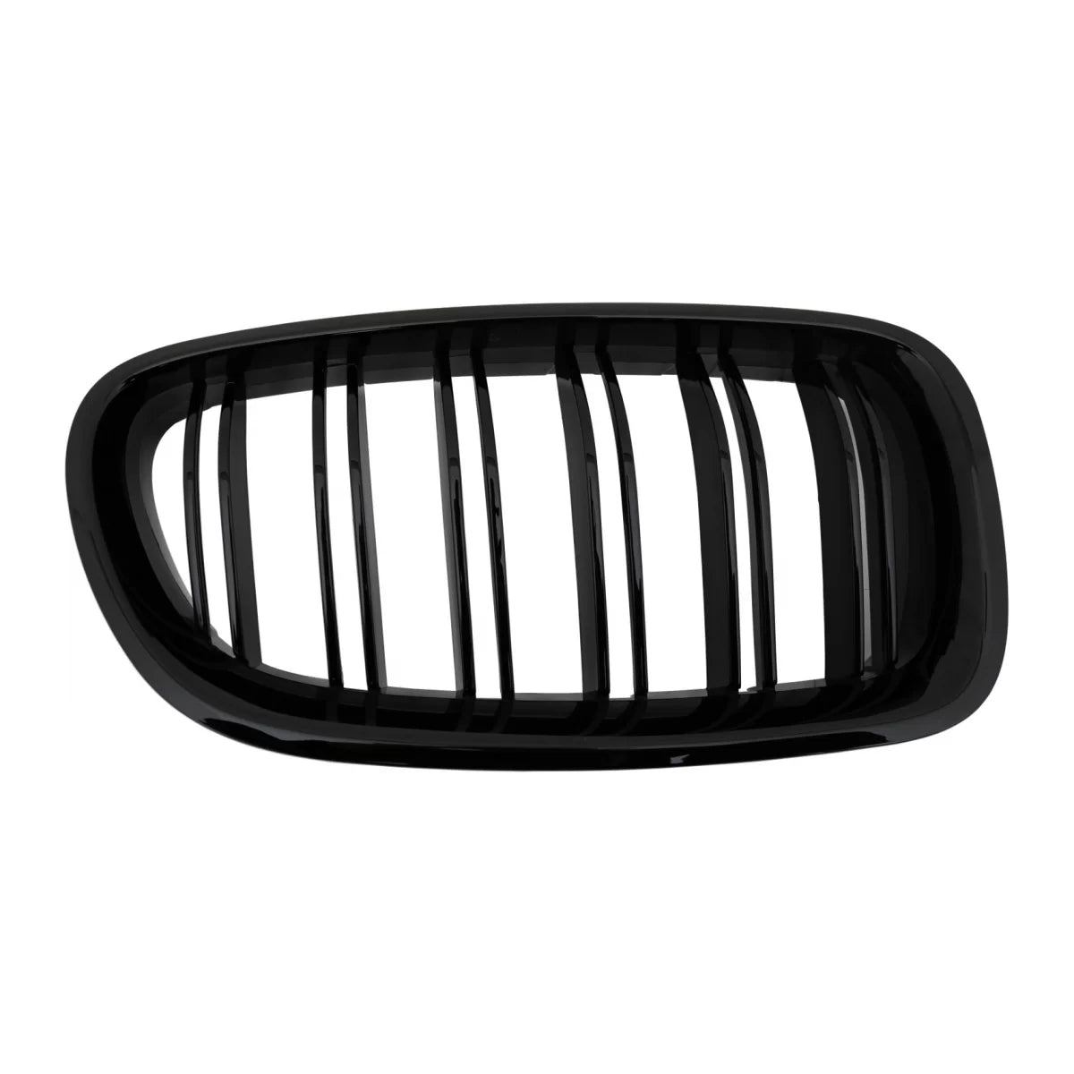 Central Grilles Kidney Grilles suitable for BMW 5 Series F10 F11 (2010-2017) Double Stripe M Design Piano Black – product ima