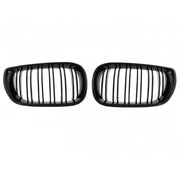 Central Kidney Grilles suitable for BMW 3 Series E46 Facelift (10.2001-2005) Double Stripe M Design Piano Black – product ima