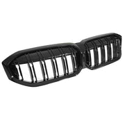 Central Kidney Grilles suitable for BMW 3 Series G20 Sedan G21 Touring LCI (2023-2025) Double Stripe M Design Piano Black – p