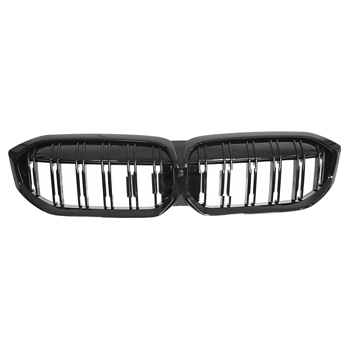 Central Kidney Grilles suitable for BMW 3 Series G20 Sedan G21 Touring LCI (2023-2025) Double Stripe M Design Piano Black – p