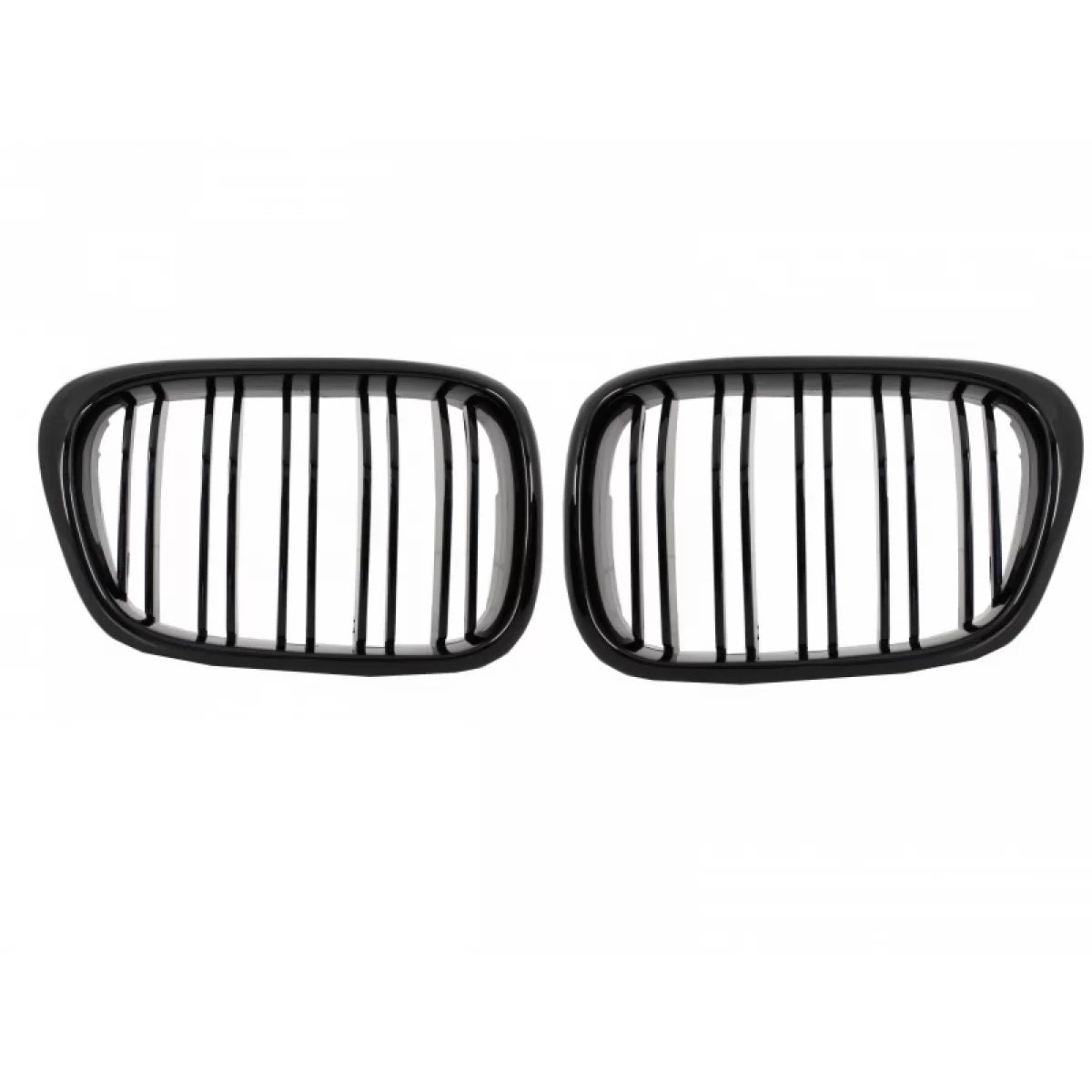 Central Kidney Grilles suitable for BMW 5 Series E39 (1997-2003) Double Stripe M Design Piano Black – product image 1