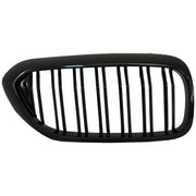 Central Kidney Grilles suitable for BMW 5 Series G30 G31 Sedan Touring (2017-2019) Double Stripe M Design Piano Black – produ