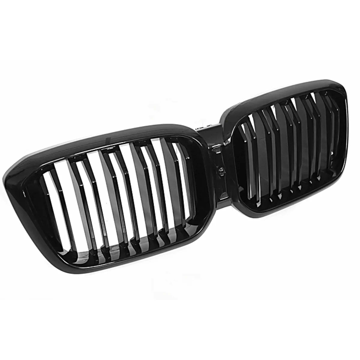 Central Kidney Grille suitable for BMW X3 G01 LCI X4 G02 LCI (2021-2025) Double Stripe Piano Black – product image 1