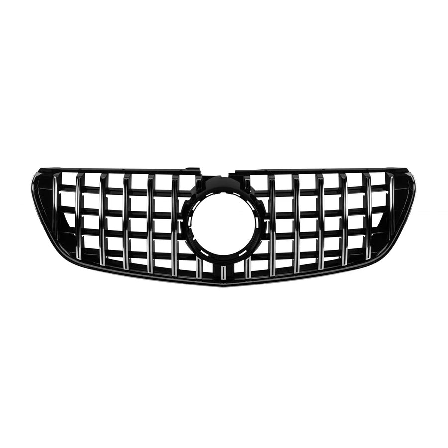 Chrome/black GT style grille suitable for Mercedes V-Class W447 2014-2019 – product image 1
