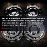CUSTOM CLASSIC VINTAGE RESTOMOD RETRO OLD SCHOOL FORGED WHEELS RIMS for OLDSMOBILE NINETY-EIGHT 1961 - 1964