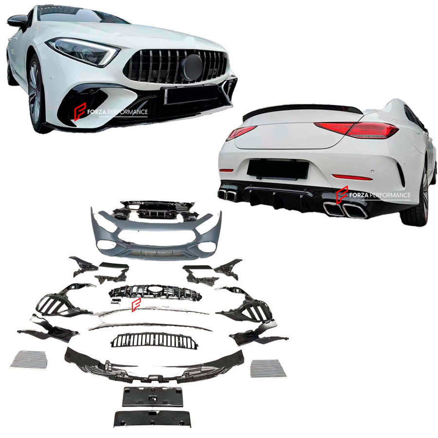 Buy Now CONVERSION BODY KIT for MERCEDES-BENZ CLS-CLASS W257 2018+ UPGRADE to CLS GT 63 STYLE and upgrade car parts from SIR Tuning at the Best Price. Headlights, Tail lights, Bodykits, Navigations, body kit and more - Fast & Free Shipping within Europe, US & Worldwide.