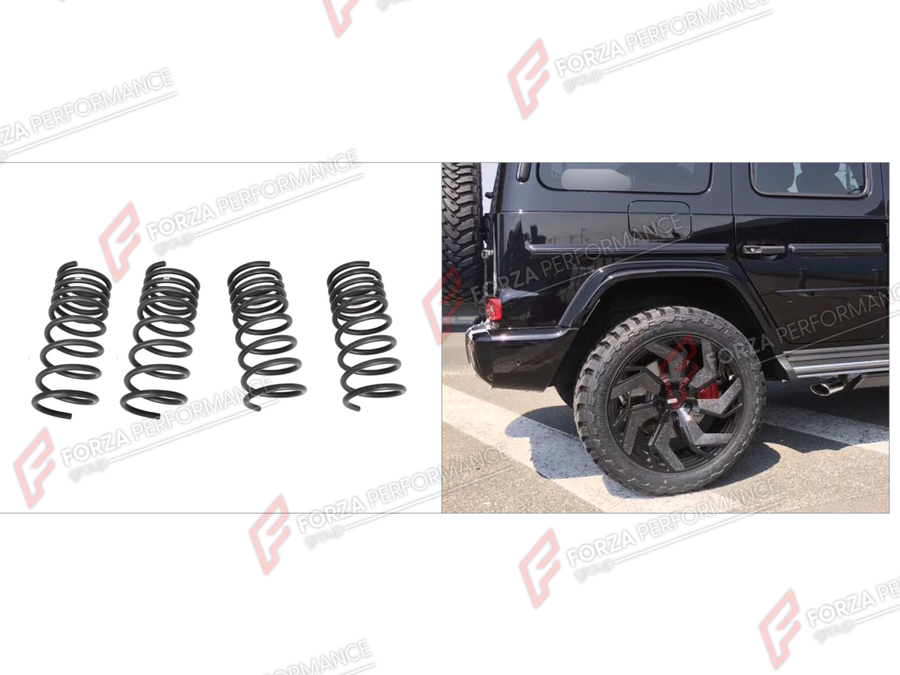 Buy Now COIL SPRING LIFT KIT for MERCEDES-BENZ G-CLASS W464 G63 G350 G350D G400D G500 G550 2019 - 2024 and upgrade car parts from SIR Tuning at the Best Price. Headlights, Tail lights, Bodykits, Navigations, Body Kit and more - Fast & Free Shipping within Europe, US & Worldwide.