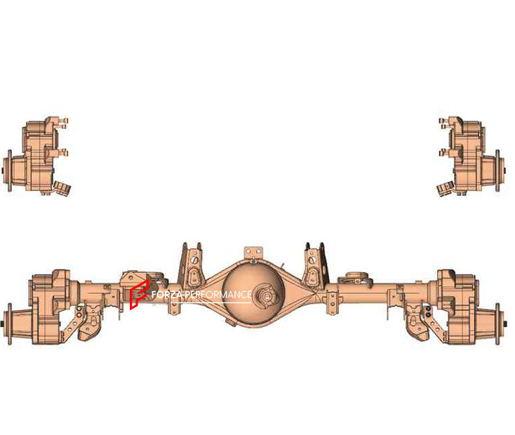 COMPLETE AXLE WITH PORTAL for TANK 300