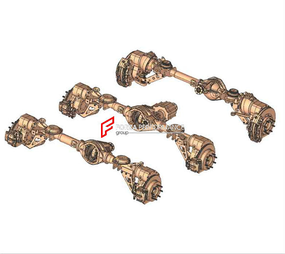 Buy Now COMPLETE AXLE WITH PORTALS FOR 6x6 MERCEDES BENZ G CLASS AMG W463 and upgrade car parts from SIR Tuning at the Best Price. Headlights, Tail lights, Bodykits, Navigations, body kit and more - Fast & Free Shipping within Europe, US & Worldwide.