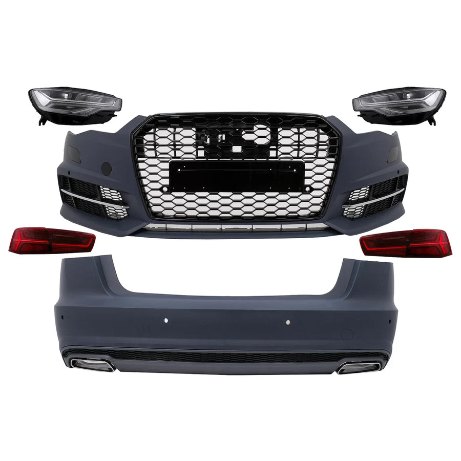 Complete Body Kit suitable for Audi A6 C7 4G Sedan (2011-2017) Conversion to 2018 Design – product image 1