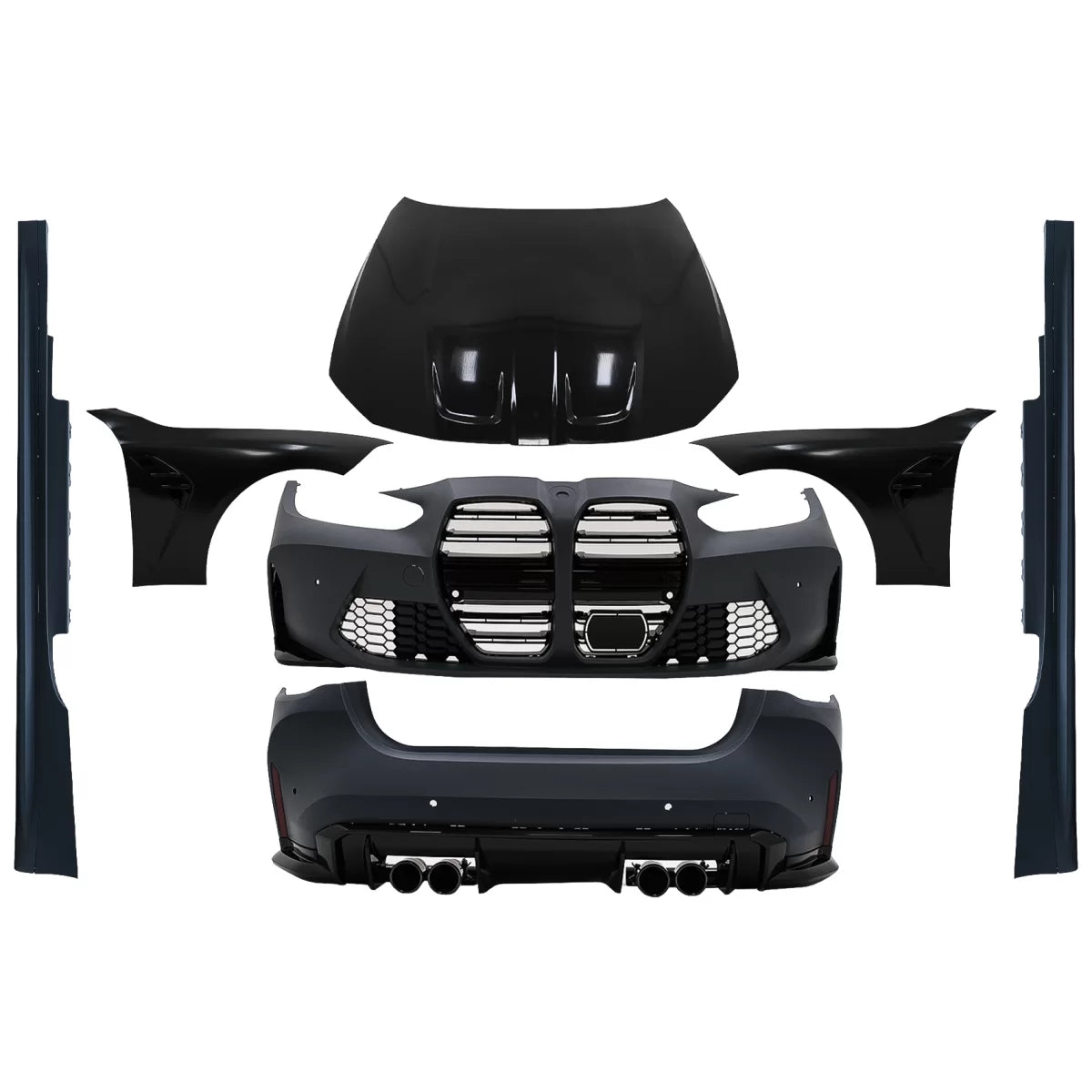 Complete Body Kit suitable for BMW 4 Series G22 Coupe G23 Cabrio (2020-Up) M4 Design – product image 1