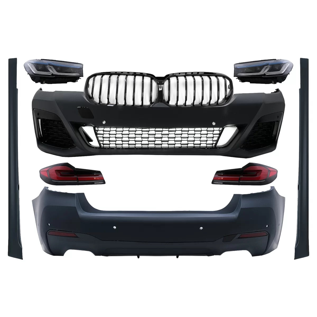 Complete Body Kit suitable for BMW 5 Series G30 (2017-2019) M-Tech Design Conversion to G30 LCI 2020 Design – product image 1