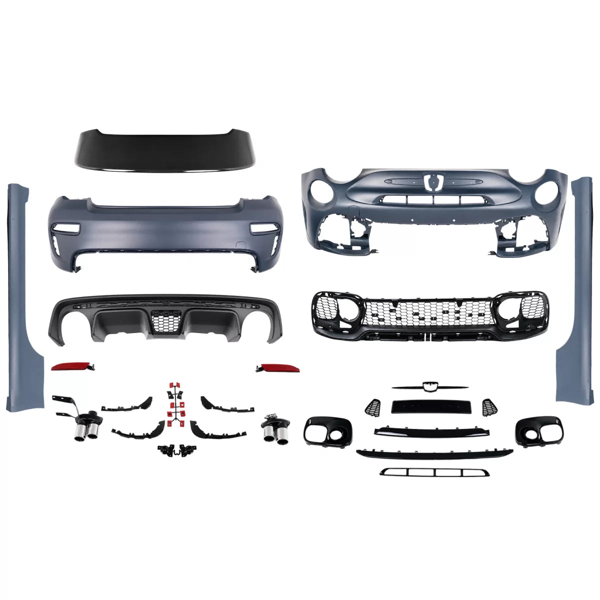 Complete Body Kit suitable for Fiat 500 (2007-2015) – product image 1