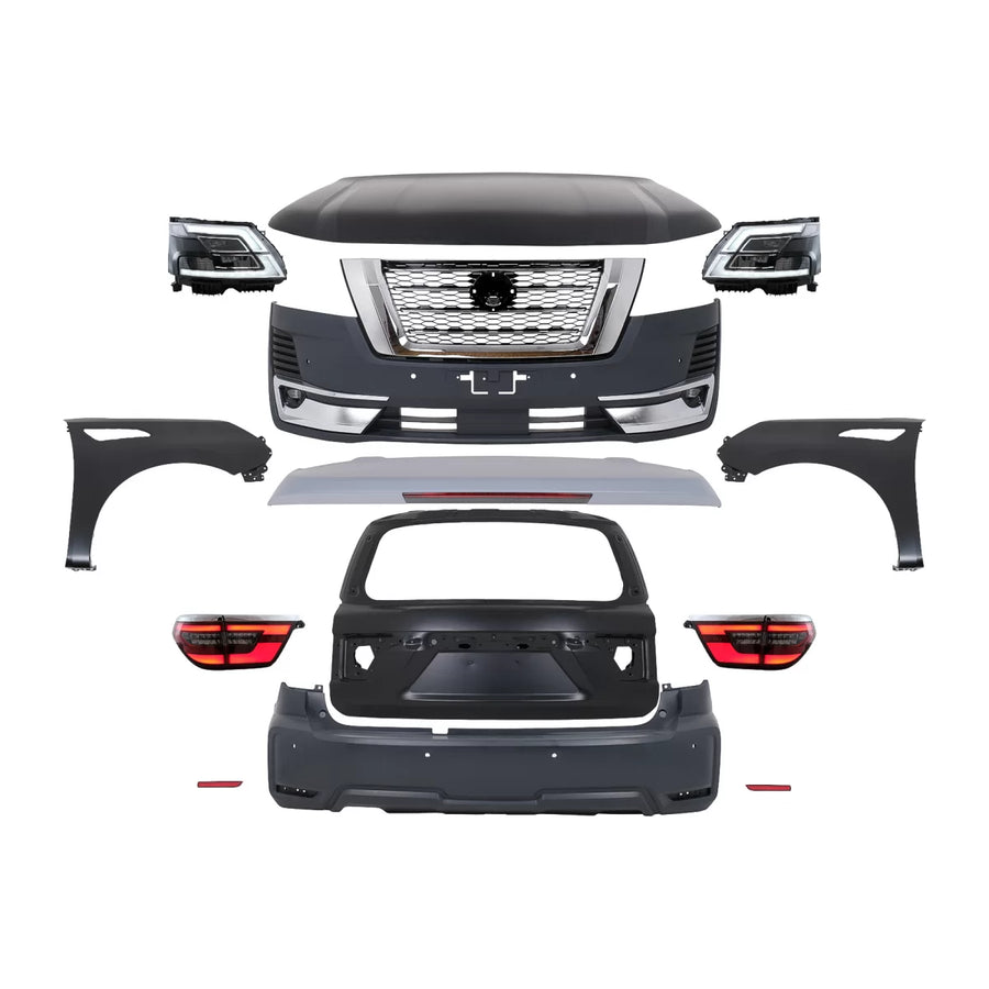 Complete Body Kit suitable for Nissan Patrol Y62 (2015-2019) Conversion to 2020 Design – product image 1