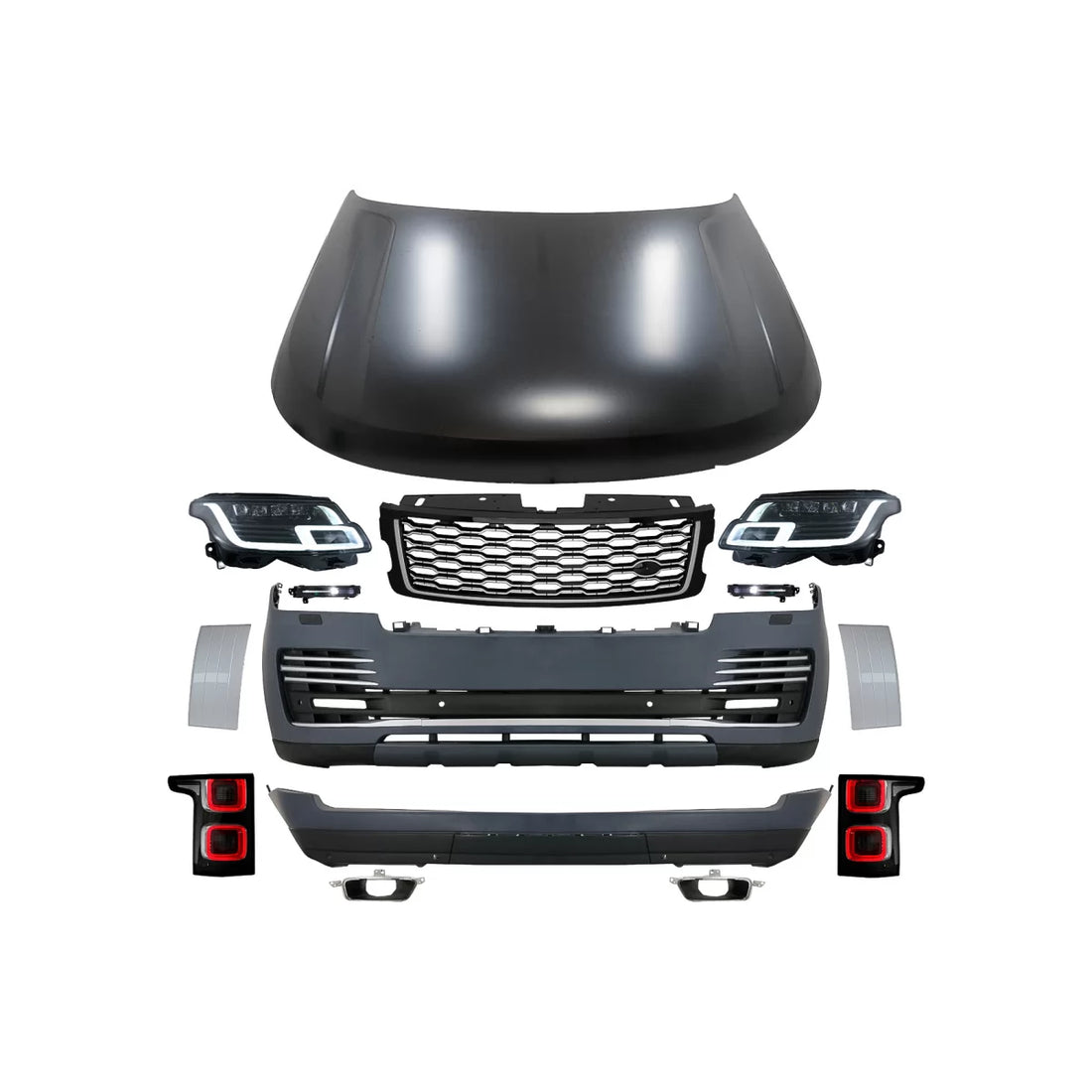 Complete Conversion Body Kit suitable for Land Rover Range Rover IV Vogue SUV L405 (2013-2017) to 2018 Model – product image 