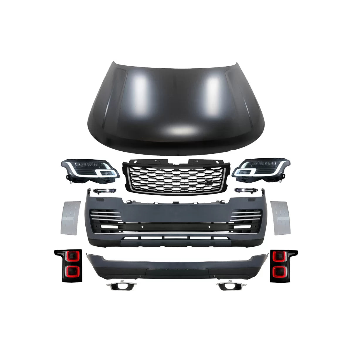 Complete Conversion Body Kit suitable for Land Rover Range Rover IV Vogue SUV L405 (2013-2017) to 2018 Model – product image 