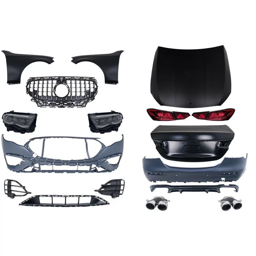 Complete Conversion Body Kit suitable for Mercedes E-Class W213 (2016-2019) to W214 2023 Design – product image 1
